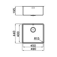 Pomivalno korito FOSTER KE 2154 850